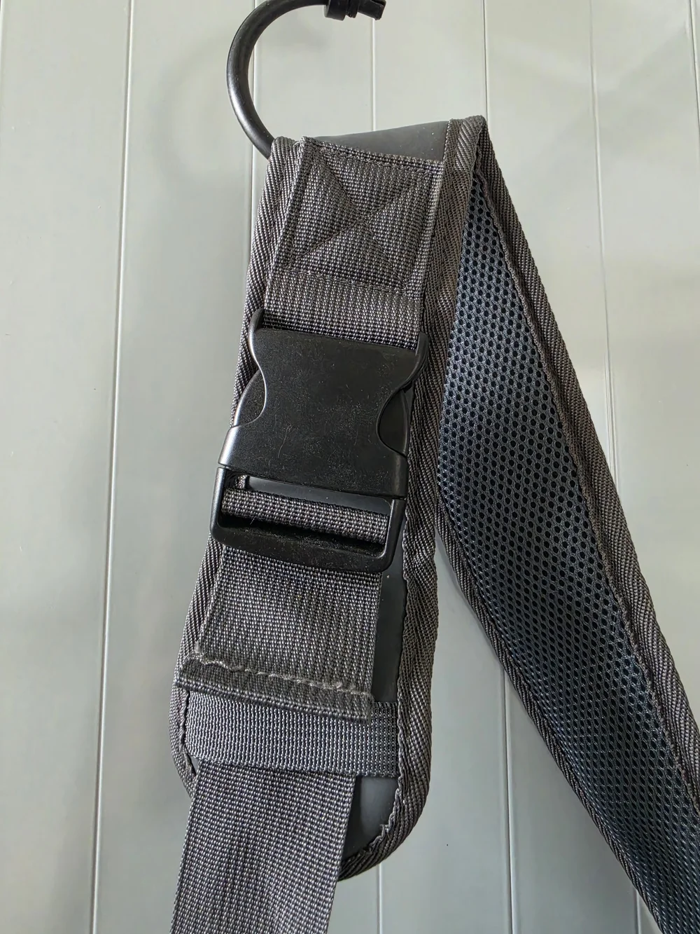 Gray Mesh Sling Bag for Men - Lightweight Everyday Carry